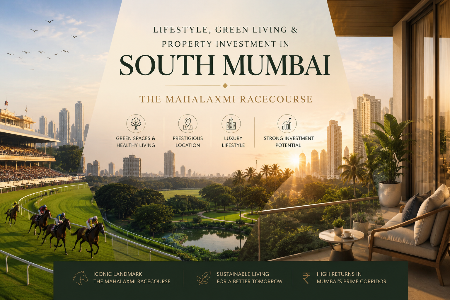 Lifestyle, Green Living & Property Investment in South Mumbai | The Mahalaxmi Racecourse: