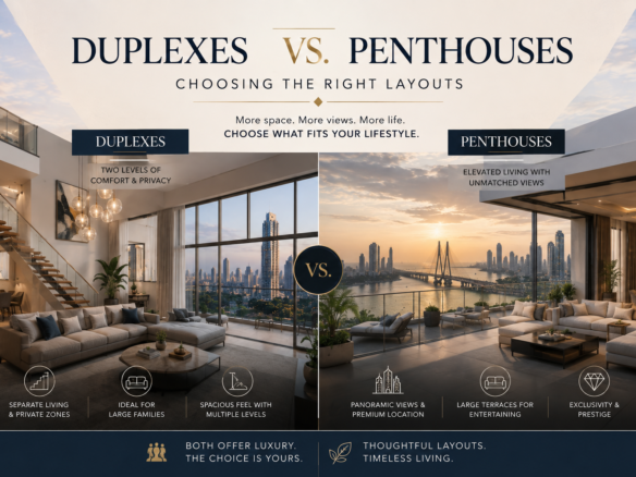 duplexes vs penthouses