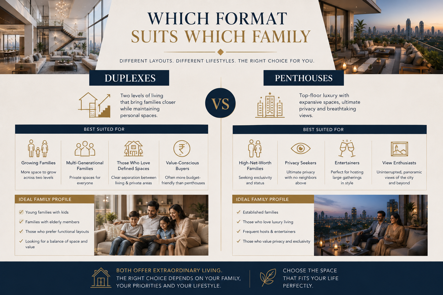 Duplexes vs Penthouses: Find Your Fit