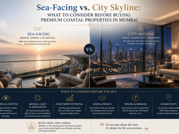 Sea-Facing vs. City Skyline- What to Consider Before Buying Premium Coastal Properties in Mumbai