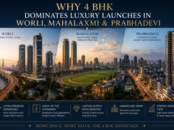 Why 4 BHK Dominates Luxury Launches in Worli, Mahalaxmi and Prabhadevi