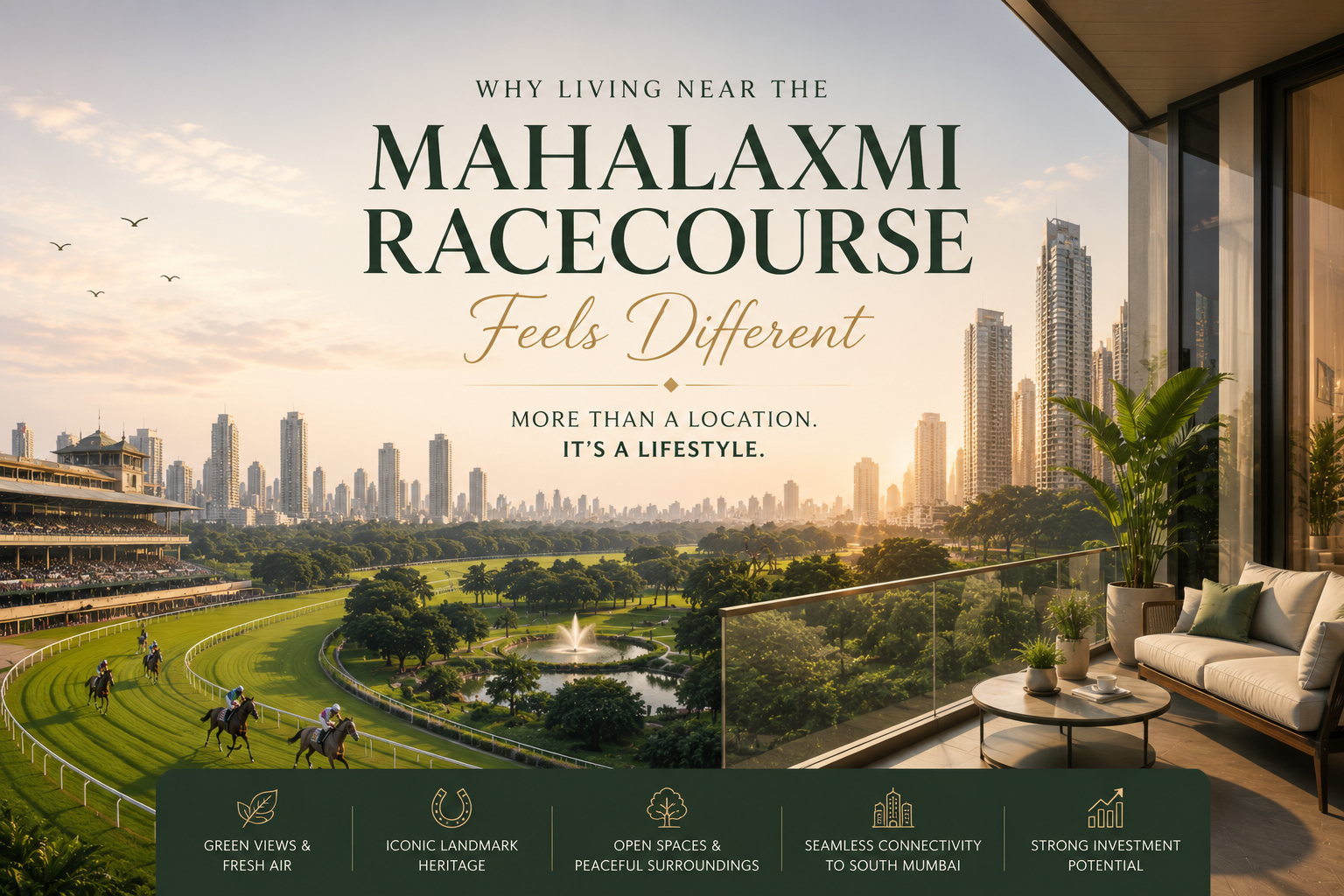 Why Living Near the Mahalaxmi Racecourse Feels Different
